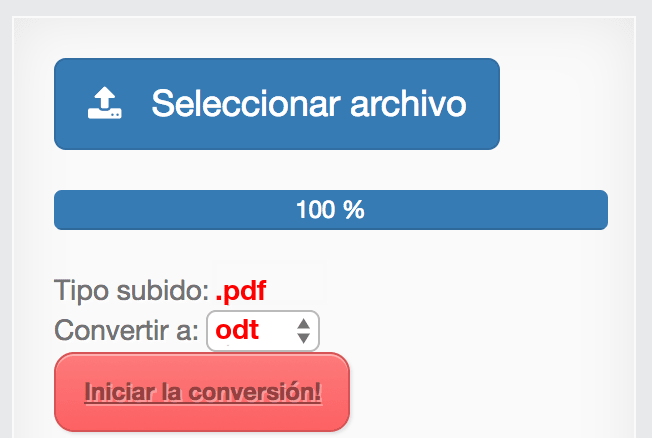 Comment convertir PDF en ODT en ligne